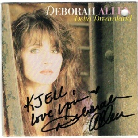 CD Deborah Allen Delta Dreamland Signerad