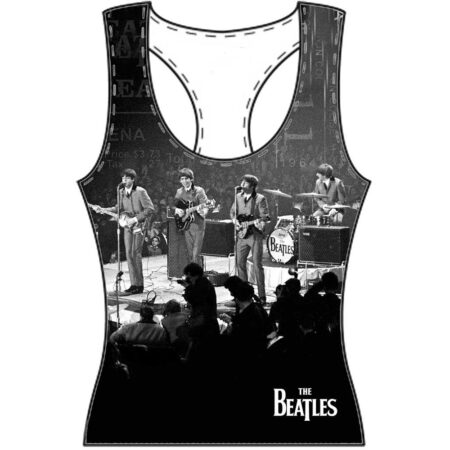 The Beatles Ladies Tee Vest: Live (large)