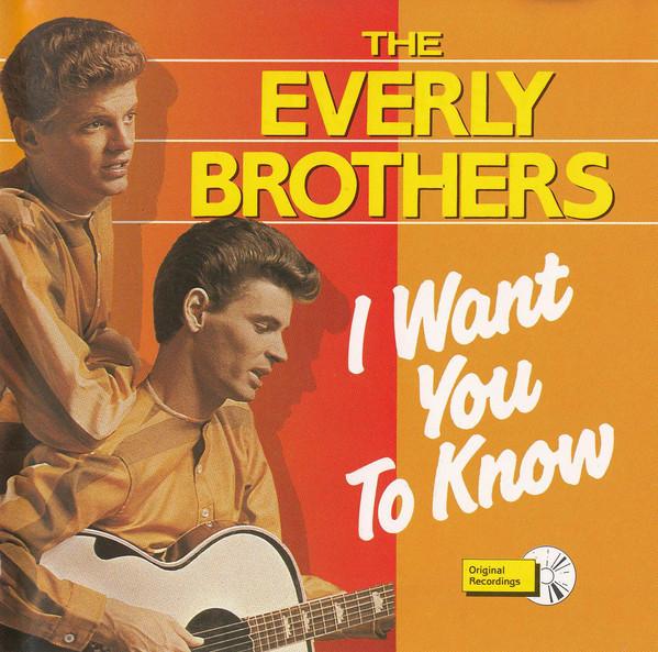 CD Everly Brothers I want you to know