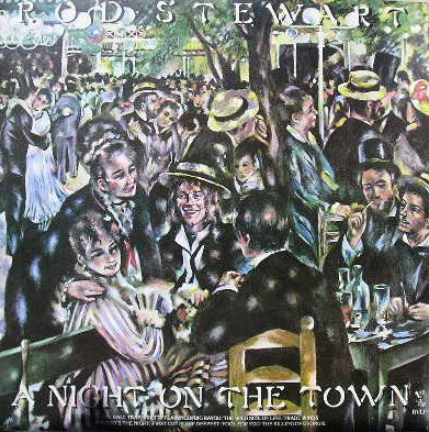 LP Rod Stewart A night on the town