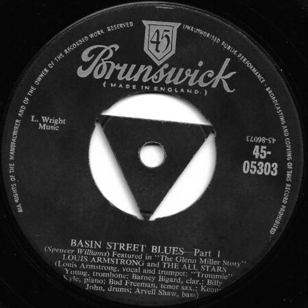 Louis Armstrong Basin street blues part 1 & 2