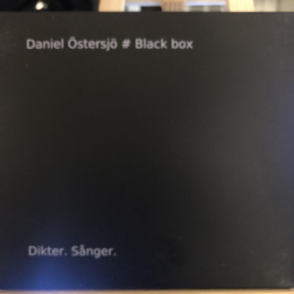 CD Daniel Östersjö Black box Dikter Sånger