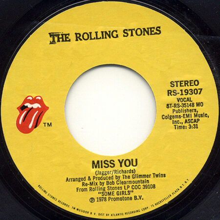 Rolling Stones Miss you/Far away eyes