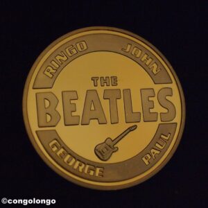 Guldpläterat minnesmynt The Beatles