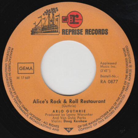 Arlo Guthrie â€Ž- Alice's Rock & Roll Restaurant