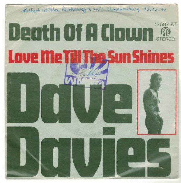 Dave Davies Death of a clown