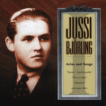 CD Jussi Björling Arias and songs