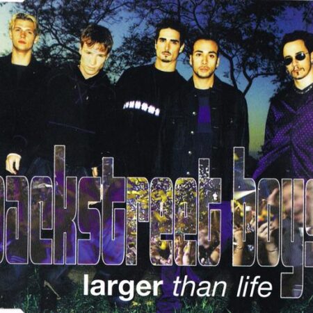 CD-singel Backstreet Boys. Larger than life. Promotion copy