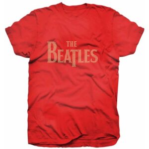 Beatles Rhinestone drop T t-shirt L