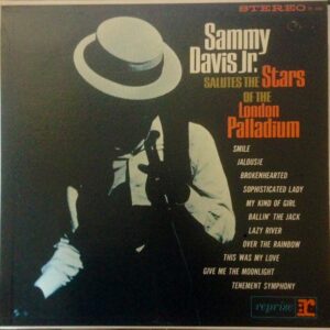 LP Sammy Davis JR salutes the stars of the London Palladium