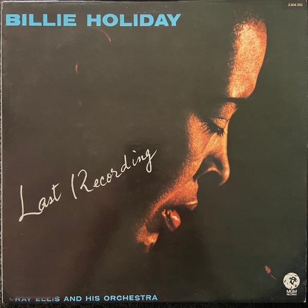 LP Billie Holiday Last recording