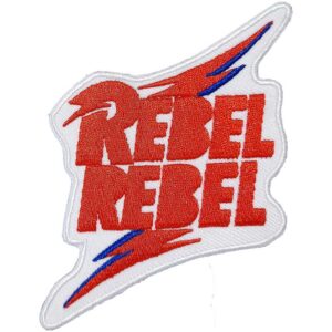 Tygmärke/Patch Bowie Rebel rebel