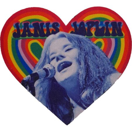 Tygmärke/Patch Janis Joplin Heart