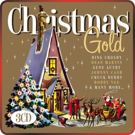 CD Box Christmas Gold