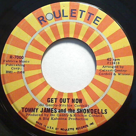 Tommy James And The Shondells Get Out Now