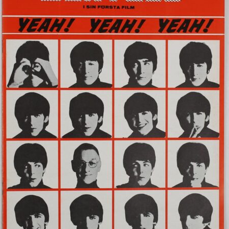 Souvenirprogram Yeah! Yeah! Yeah! The Beatles i sin första film