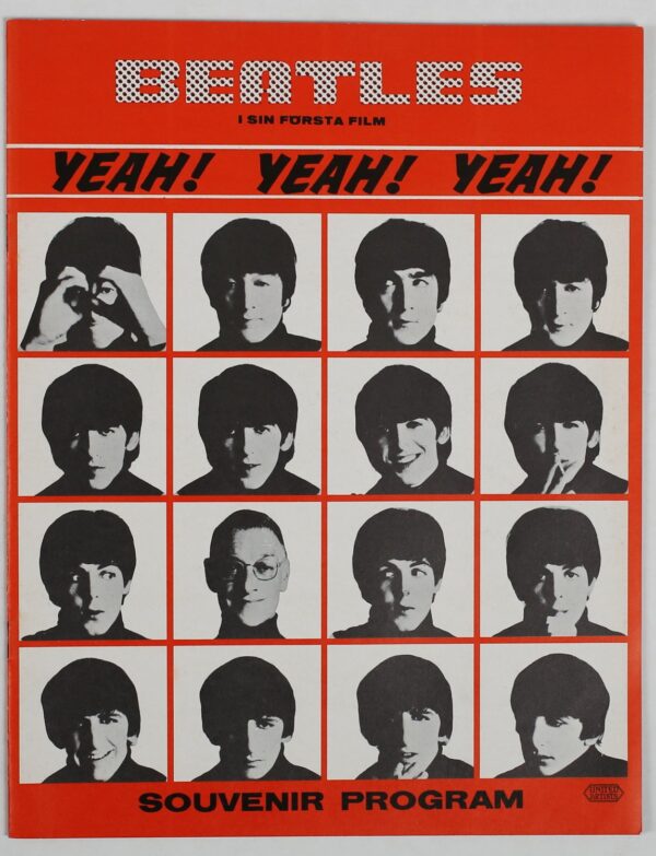 Souvenirprogram Yeah! Yeah! Yeah! The Beatles i sin första film