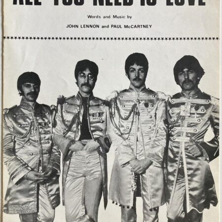 The Beatles All You Need Is Love By John Lennon & Paul McCartney Sheet Music