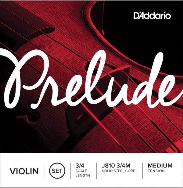 D´ Addario Violin. Prelude 3/4. J810 3/4 M Medium tension