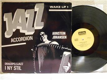 LP Arnstein Johansen Jazz accordion Dragspelsjazz i ny stil