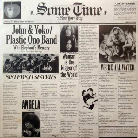 John & Yoko/Plastic Ono Band With ElephantÂ´s memory Some time in New York