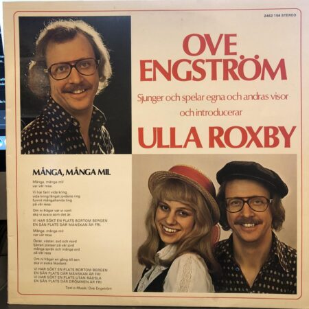 Ove Engström sjunger och spelar egna låtar och introducerar Ulla Roxby