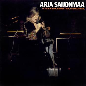 LP Arja Saijonmaa i Stockholms konserthus, 9 januari 1978.