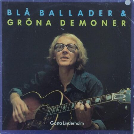 LP Gösta Linderholm Blå ballader Gröna demoner