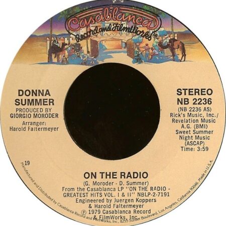 Donna summer. On the radio