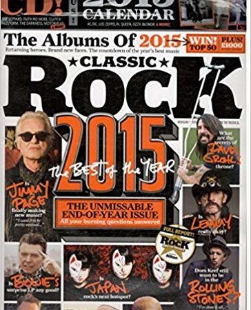 Classic Rock nr 1 2016 The Albums of 2015