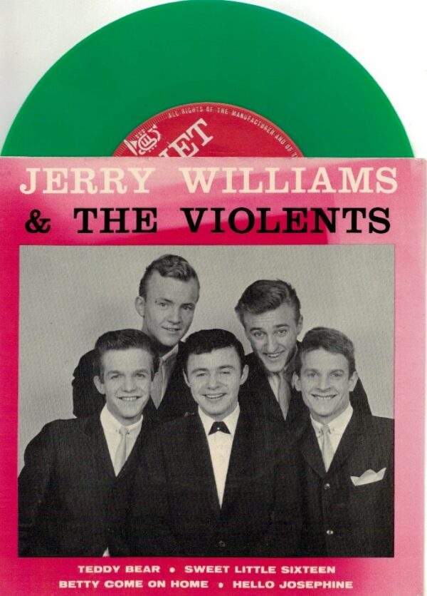 Jerry Williams & The Violents Teddy Bear. Green vinyl