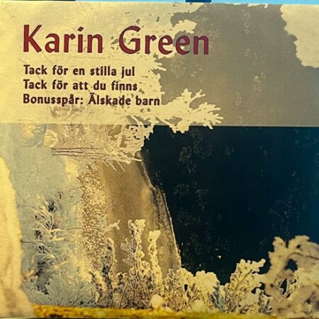 CD-singel Karin Green Tack för en stilla jul