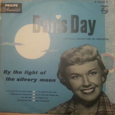 10" LP Doris Day By the light of the silvery moon