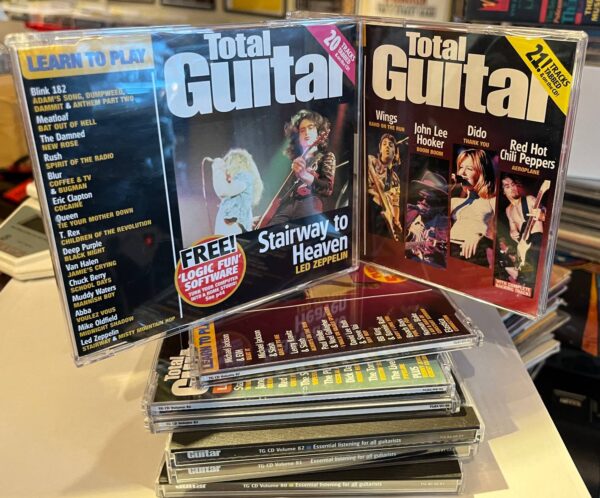 Paket 6. CD:s Total Guitar vol 80-83, 86-89