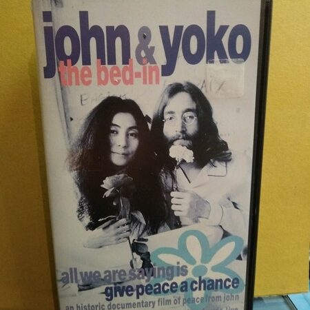 VHS John & Yoko. The bed-in