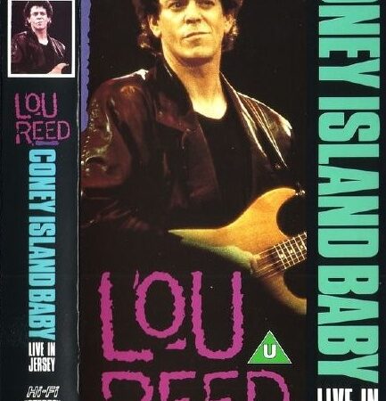 VHS Lou Reed Coney Island Baby. Live in Jersey