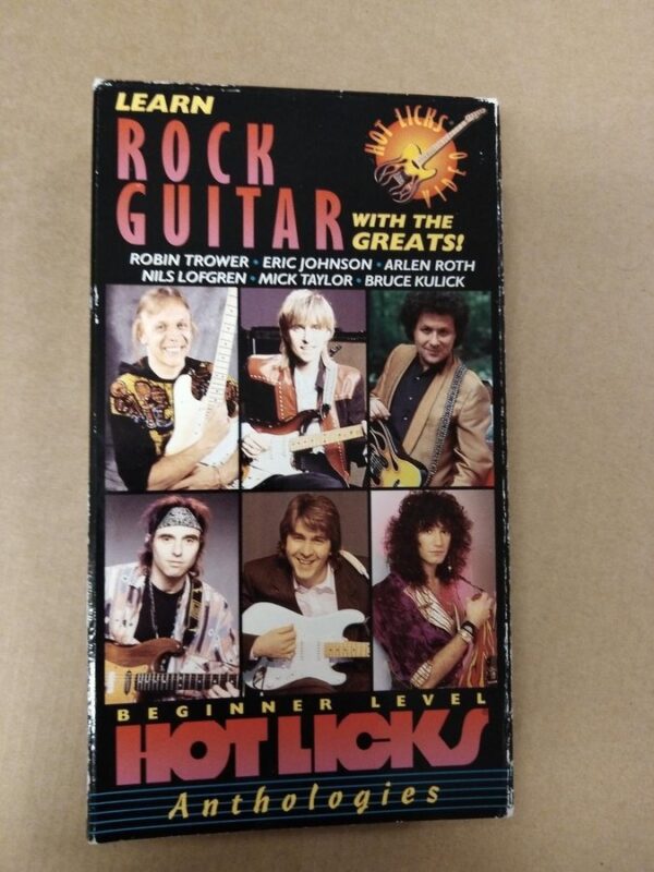 VHS Learn Rock guitar with the greats