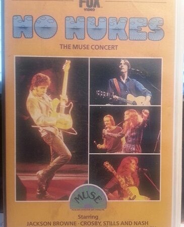 VHS No Nukes. The Muse Concert