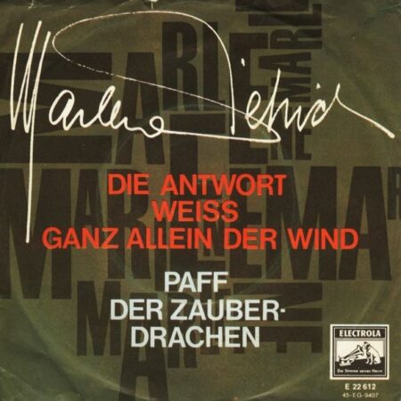 Marlene Dietrich. Die antwort weiss ganz allein der wind