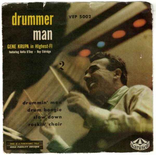 Gene Krupa in Highest-FI. Drummer man
