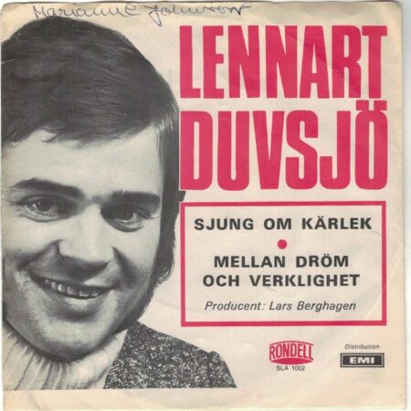 Lennart Duvsjö. Sjung om kärlek