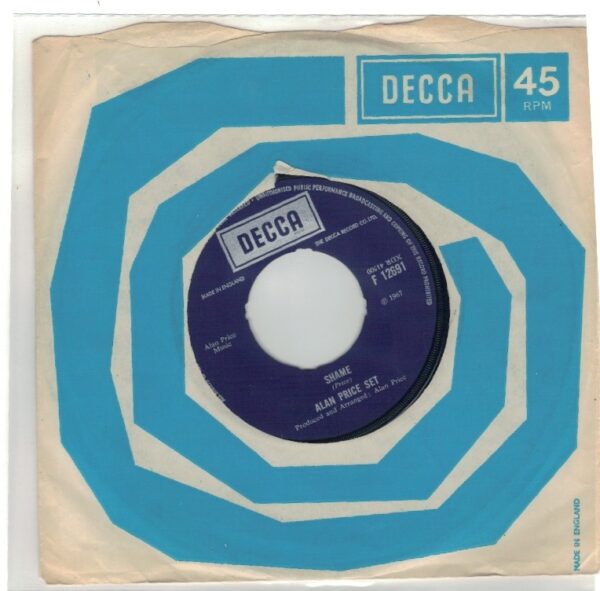 Alan Price set. Shame/Don´t do that agaion