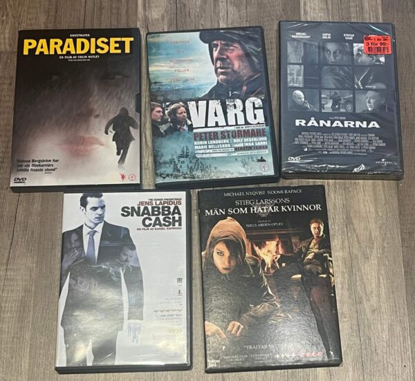 DVD-paket 5, Svenska filmer
