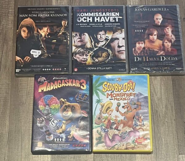 DVD-paket 6, Tre vuxen, två barn